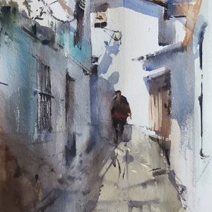 Acuarela Blancos en Monda