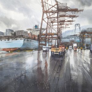 Monsoon in the port -2