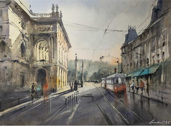 WATERCOLOR WORKSHOP IN PRAGUE